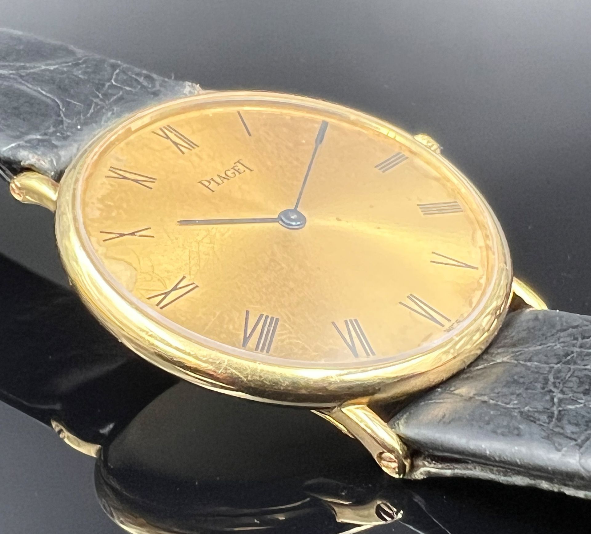 PIAGET men's wristwatch. 750 yellow gold. Switzerland. - Image 4 of 10