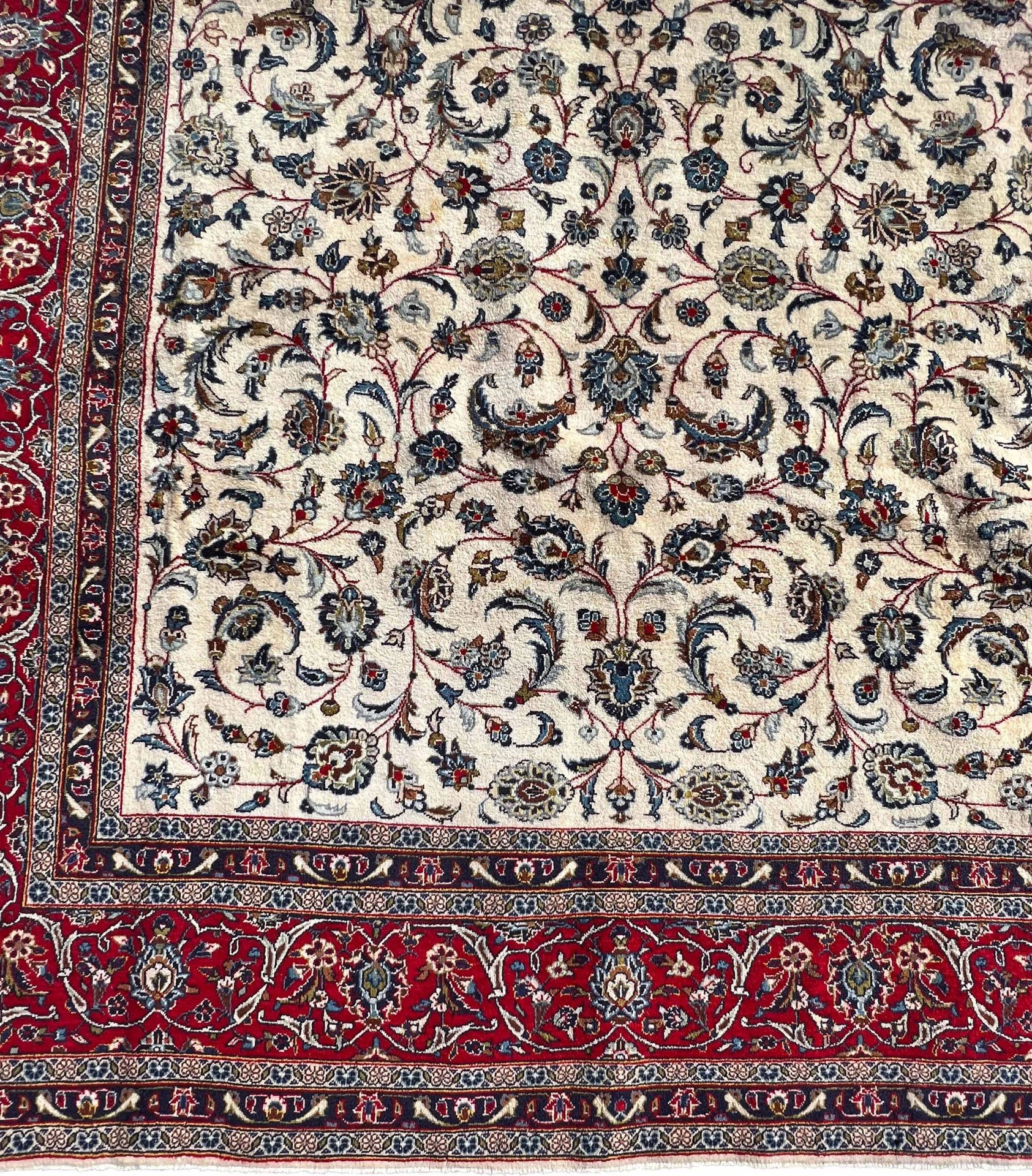 Keshan carpet. Oriental carpet. - Image 3 of 19