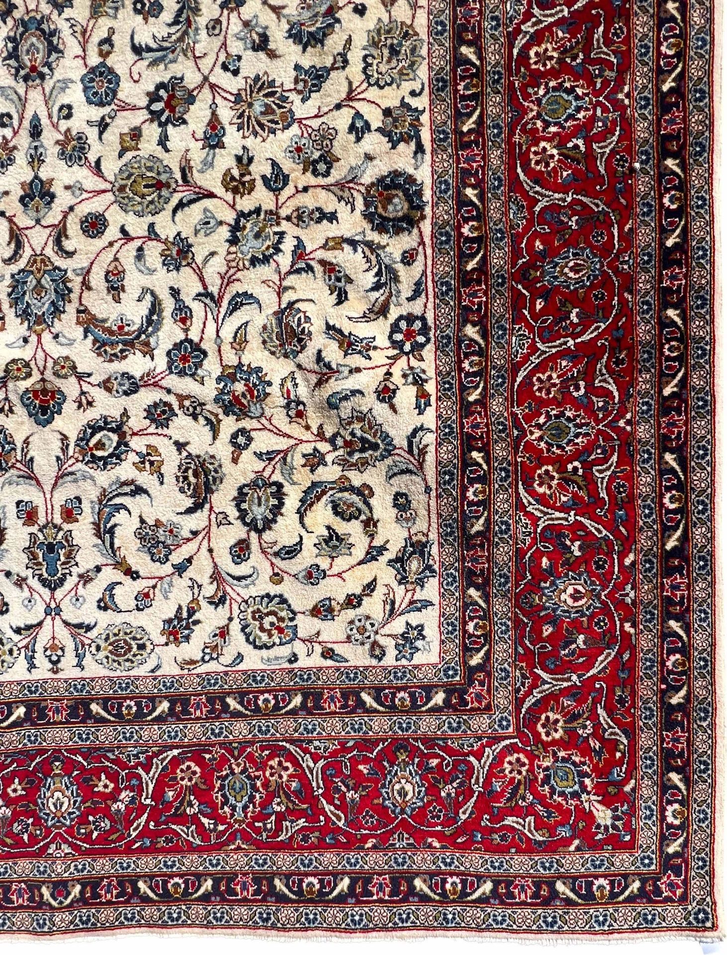 Keshan carpet. Oriental carpet. - Image 5 of 19