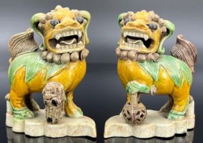 Two lions. China. Probably 19th century.