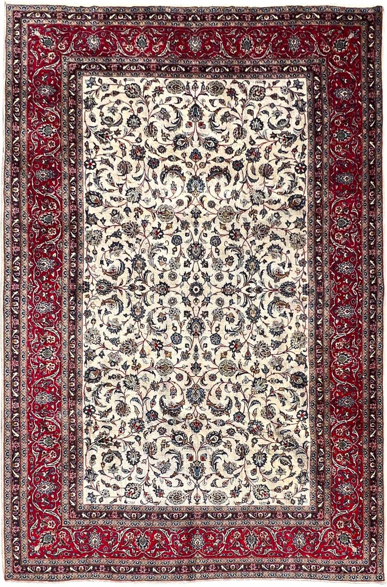 Keshan carpet. Oriental carpet.