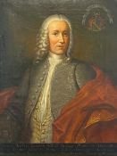 UNSIGNIERT. Ahnenporträt. Johann Jacob von Zwierlein (1699 - 1772).