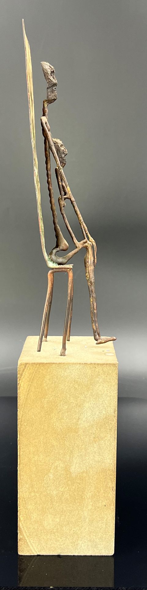 E.A. LANGENBERG (1953). Bronze. "Patriarch". - Image 5 of 9