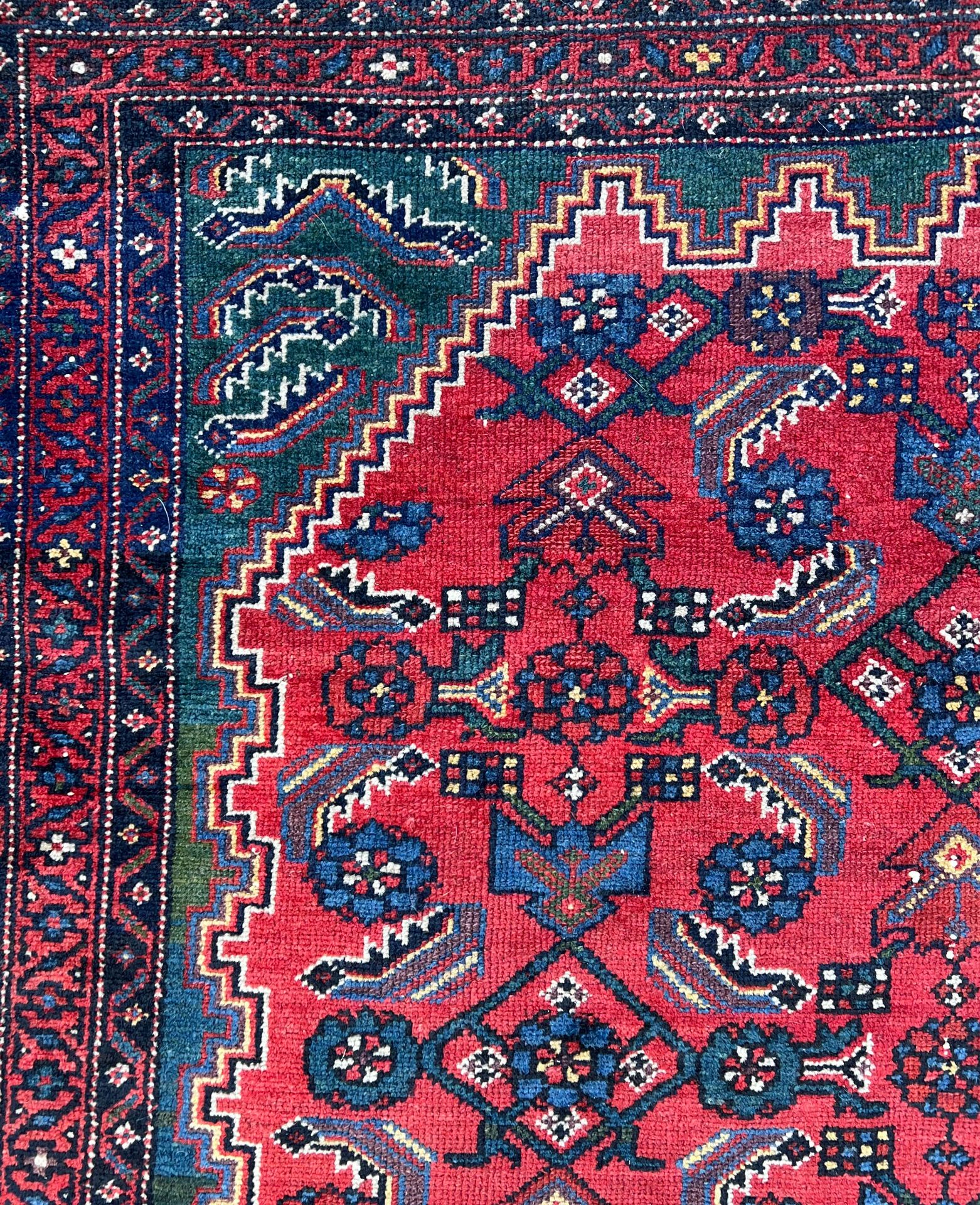 Malay. Fine. Oriental carpet. Circa 1910. - Image 4 of 8