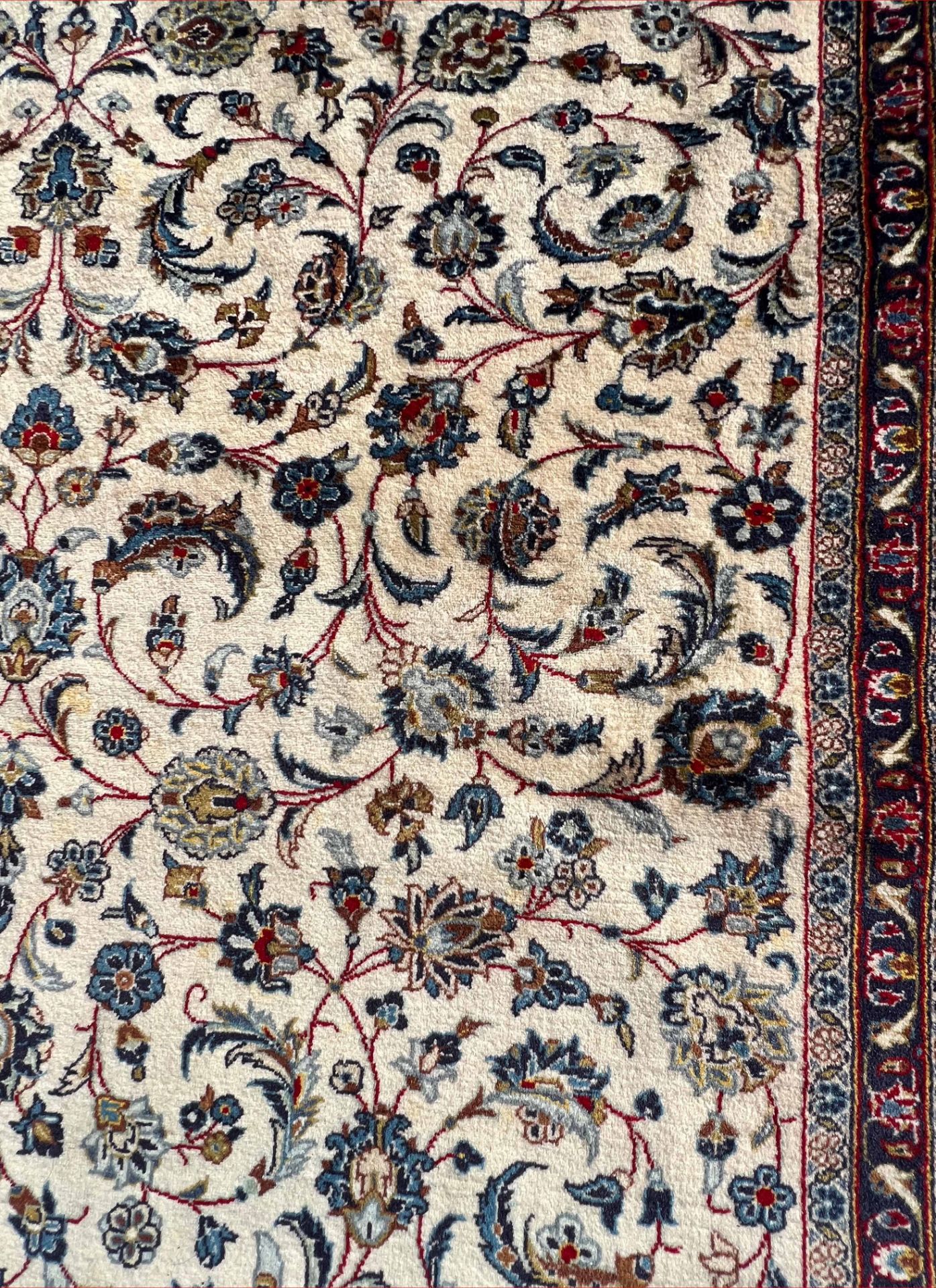 Keshan carpet. Oriental carpet. - Image 17 of 19