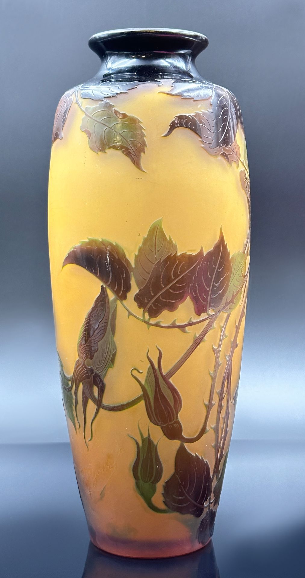 Large vase. Paul NICOLAS (1875 - 1952). D'Argental. France. Circa 1920. - Image 4 of 11