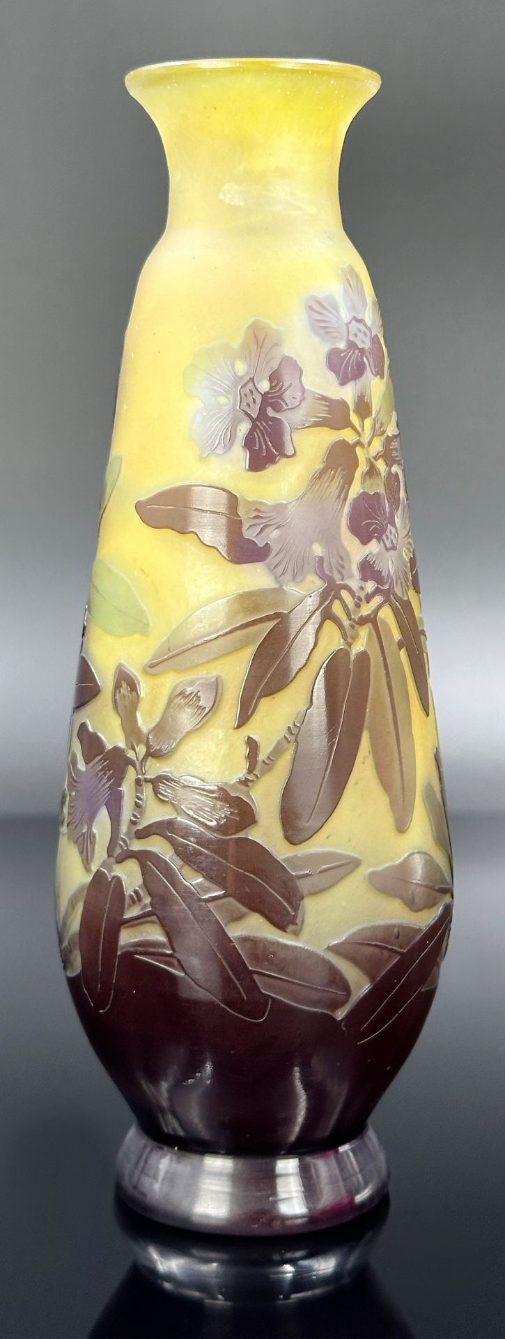 Small vase. Emile GALLÉ (1846 - 1904). Around 1900.
