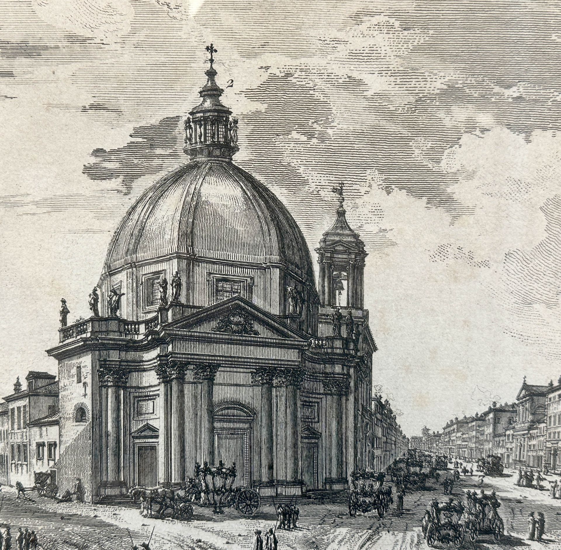 Giovanni Battista PIRANESI (1720 - 1778). 'View of the Piazza del Popolo'. - Image 3 of 10