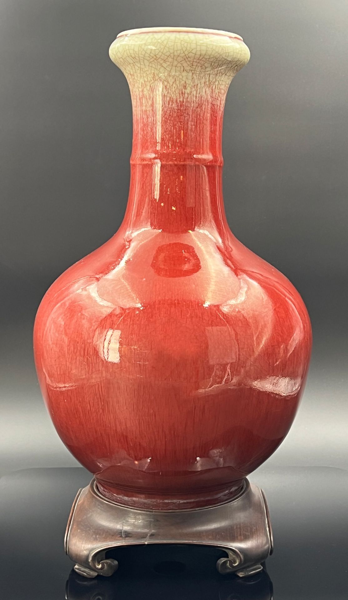 Vase SANG DE BOEUF GLAZE. China. Wohl 19. Jahrhundert. - Bild 4 aus 8