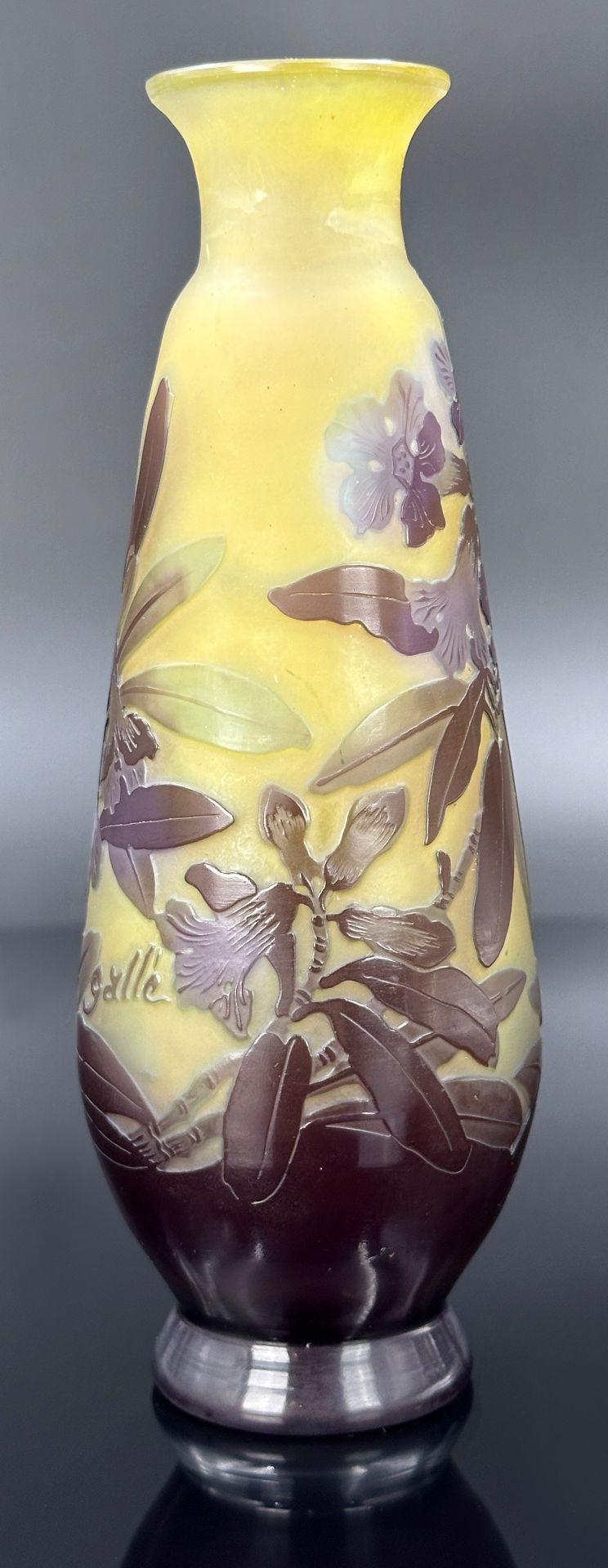 Small vase. Emile GALLÉ (1846 - 1904). Around 1900. - Image 5 of 10