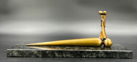 Paul WUNDERLICH (1927 - 2010). Bronze. "Odaliske".