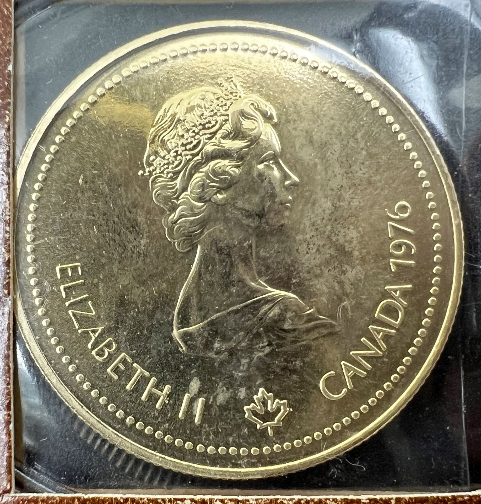 Goldmünze 100 Dollars "21. Olympische Spiele in Montreal / Elisabeth II.". Kanada 1976. - Bild 4 aus 4