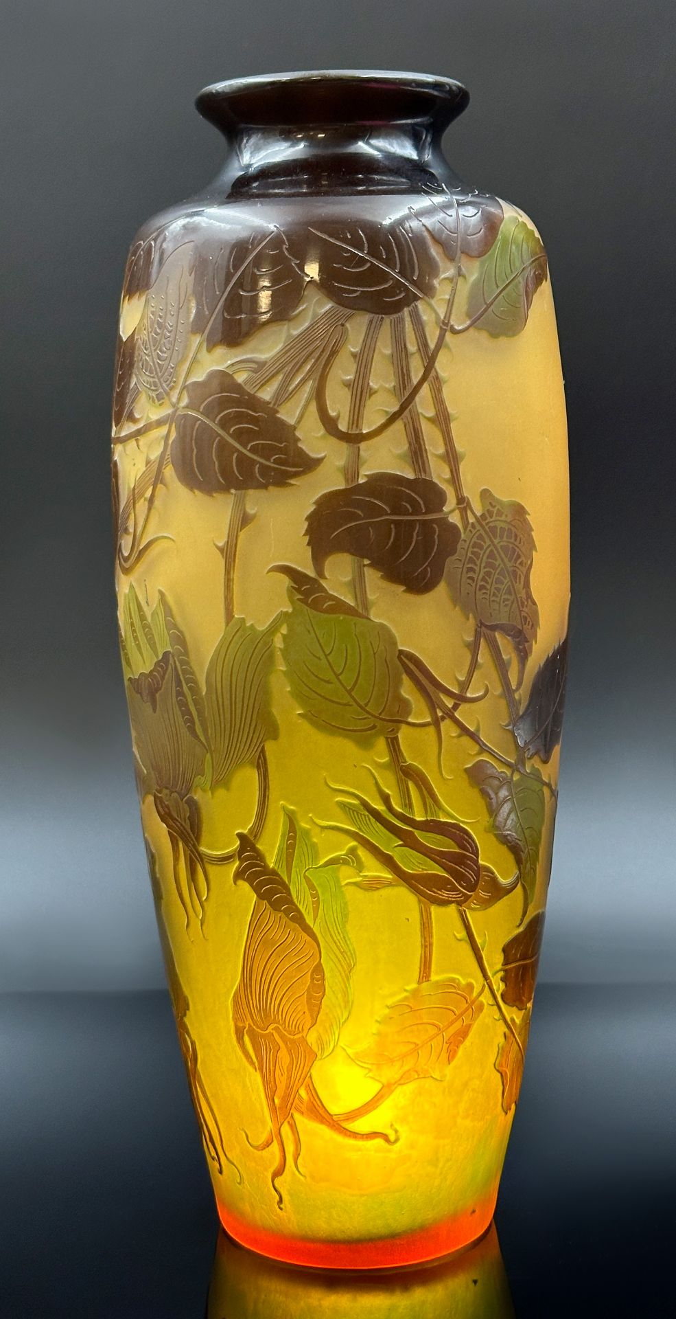 Large vase. Paul NICOLAS (1875 - 1952). D'Argental. France. Circa 1920. - Image 10 of 11