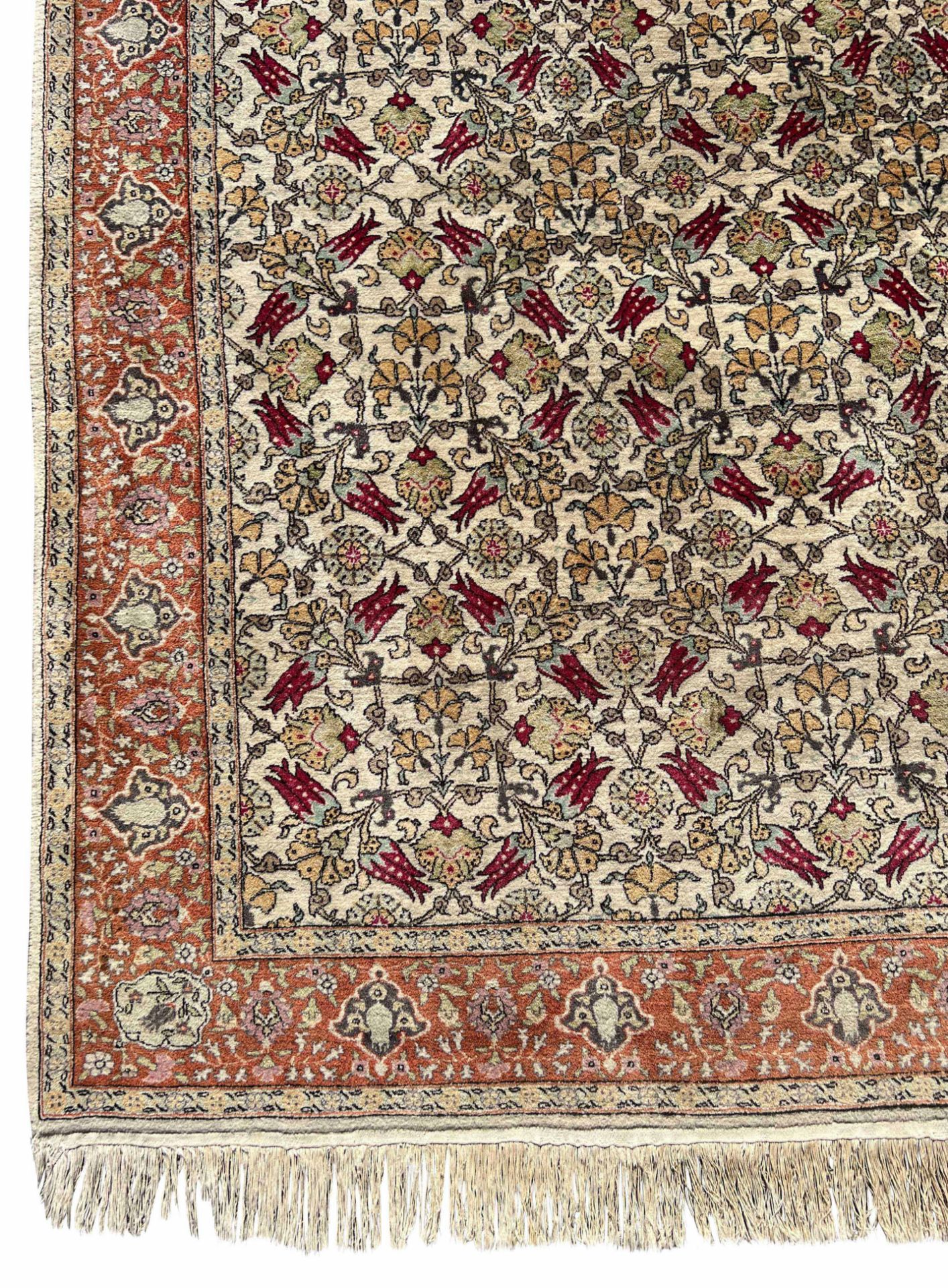 Hereke. Oriental carpet. - Image 8 of 16