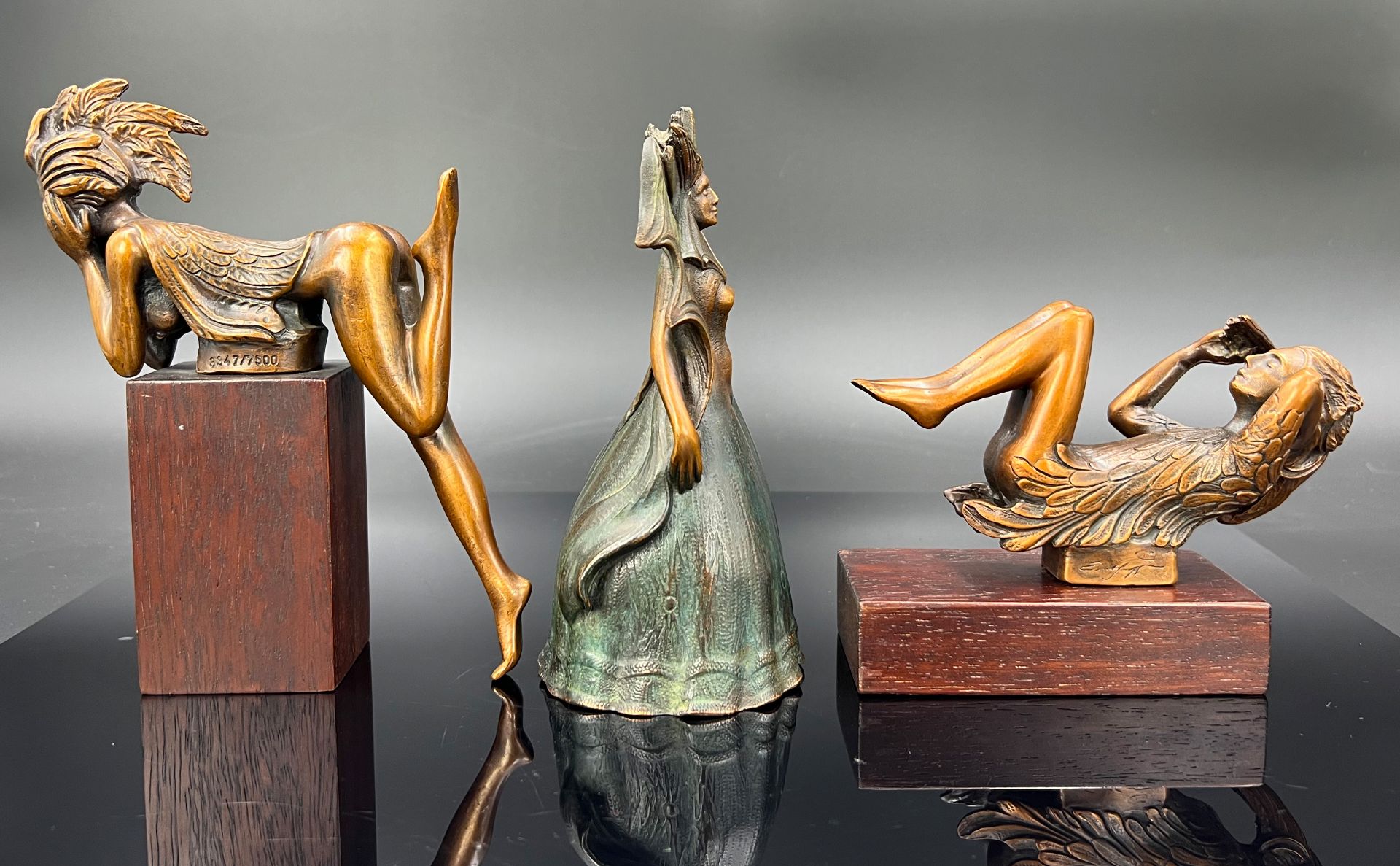 Ernst FUCHS (1930 - 2015). 3 bronzes. "The Magic Flute". - Image 5 of 14