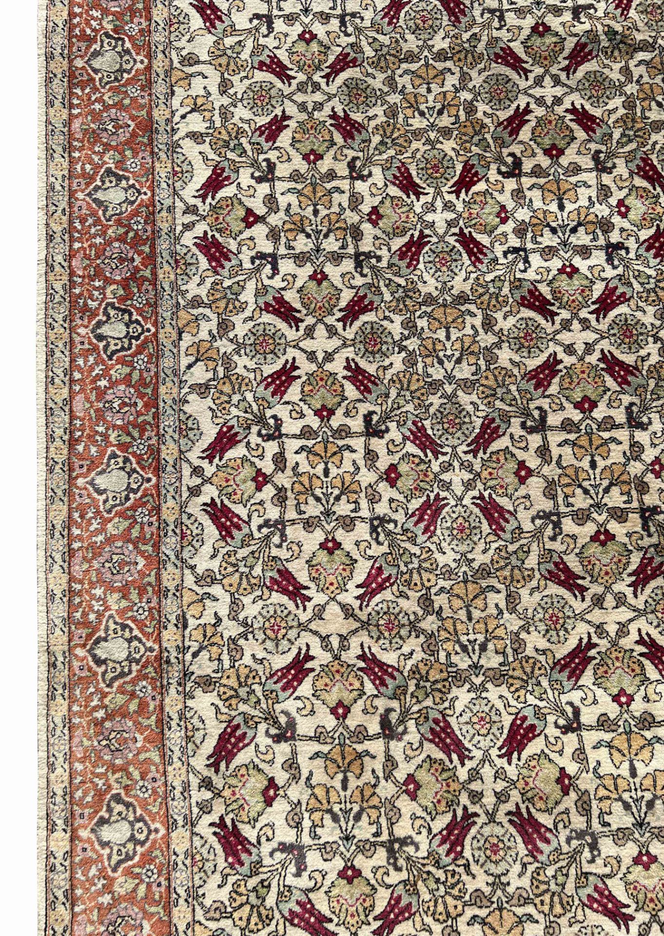Hereke. Oriental carpet. - Image 5 of 16