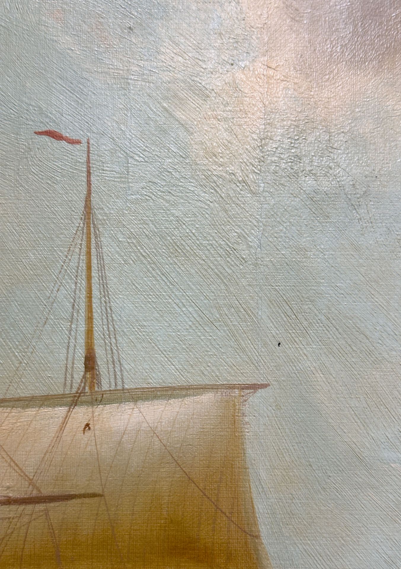 Alfred JENSEN (1859 - 1935). Sailing ships. 1908. - Image 6 of 9