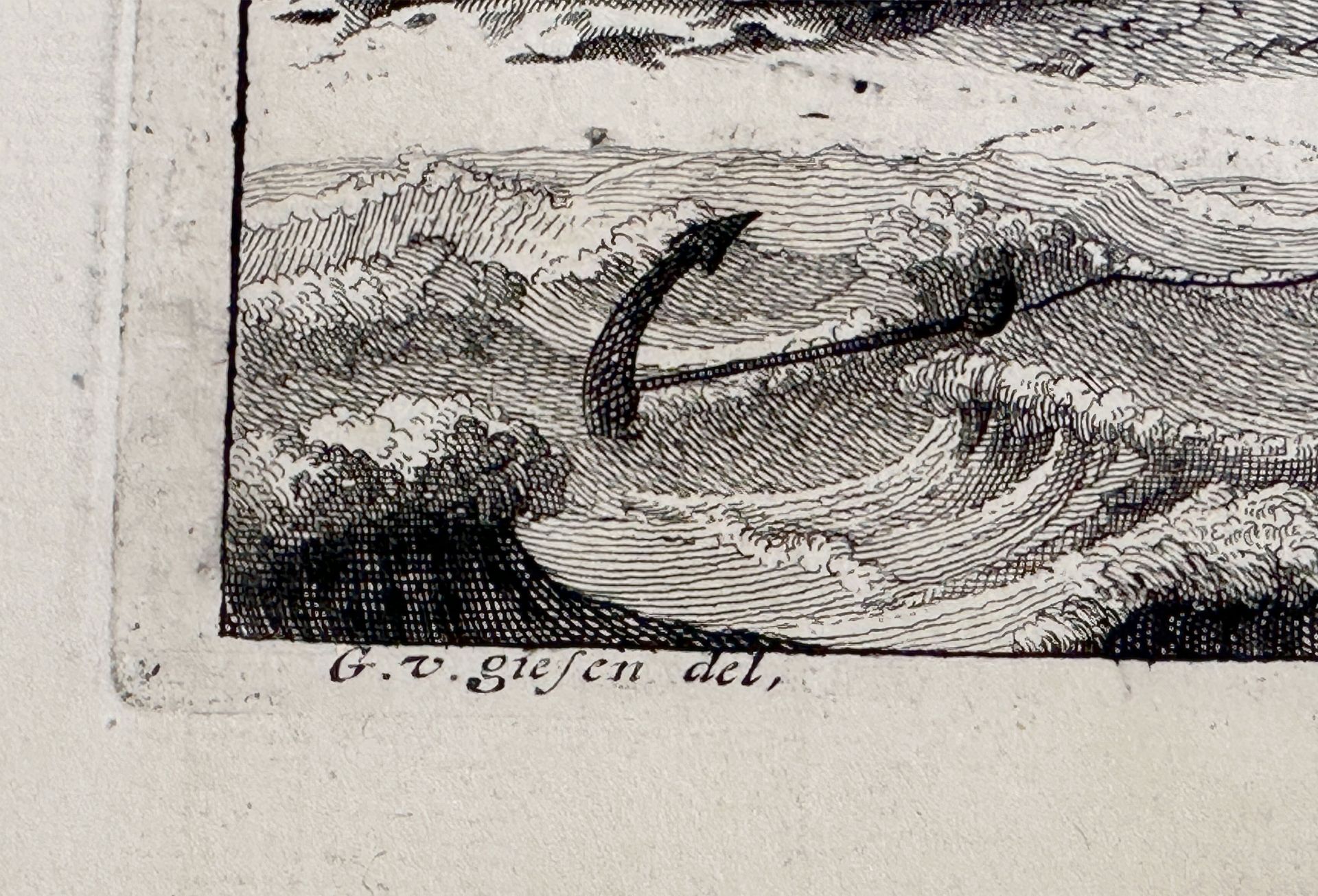 Jacob DE RIEMER (1676 - 1762). "Afbeeldinge van Schevelinge in den jaare 1729". - Image 4 of 8