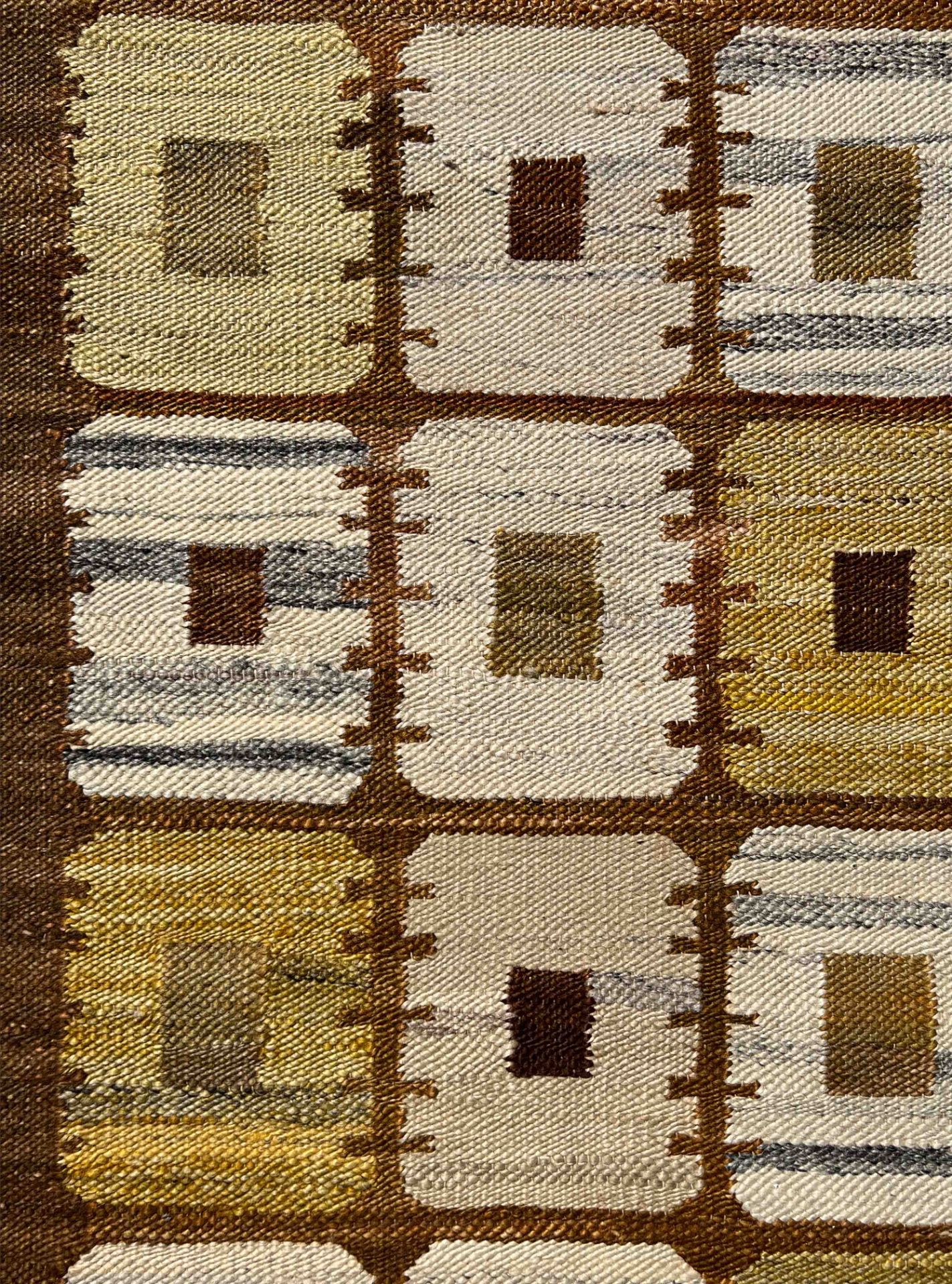 Kilim Scandinavia. Design. 1960/1970s. Patterned throughout. - Image 10 of 12