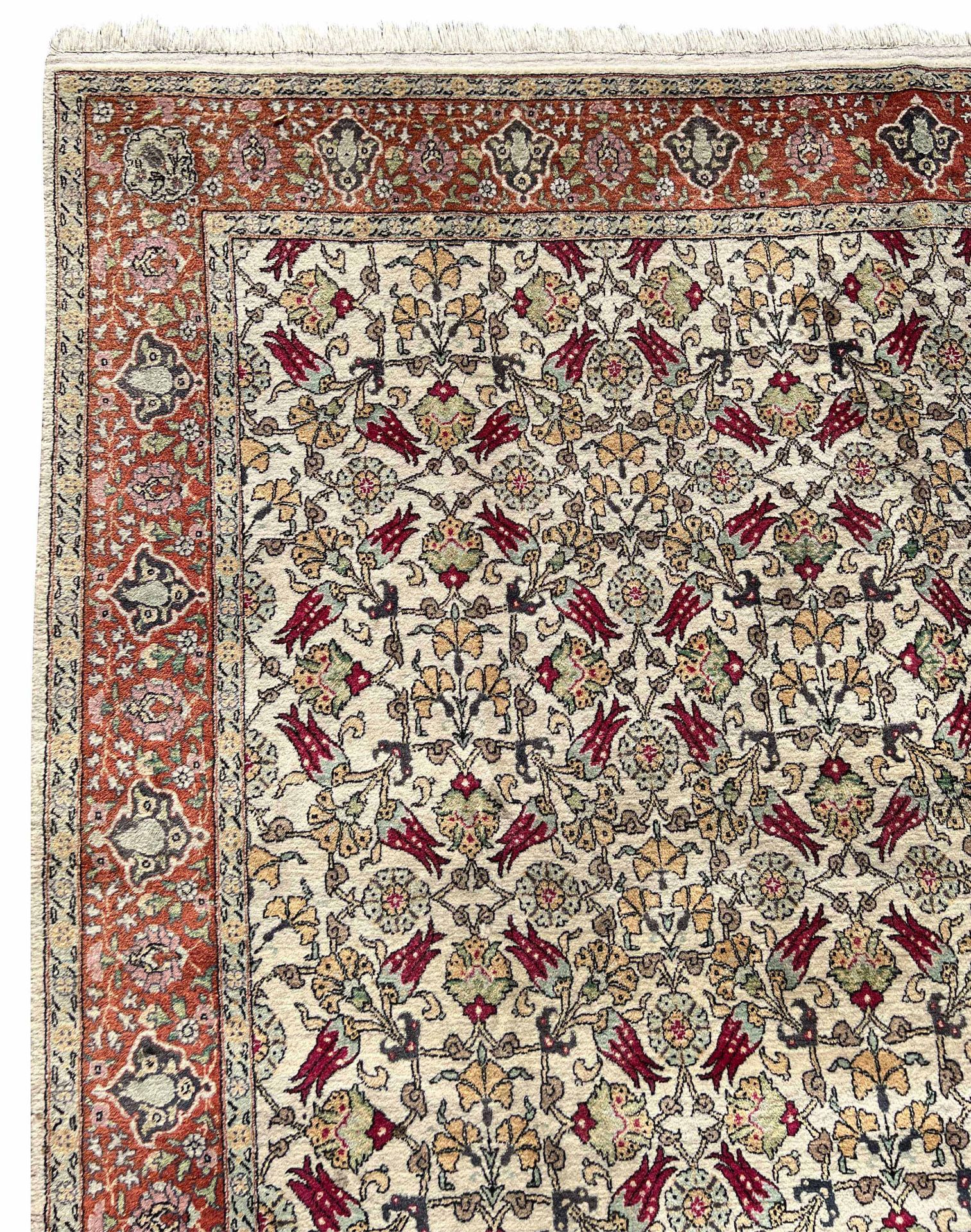 Hereke. Oriental carpet. - Image 2 of 16