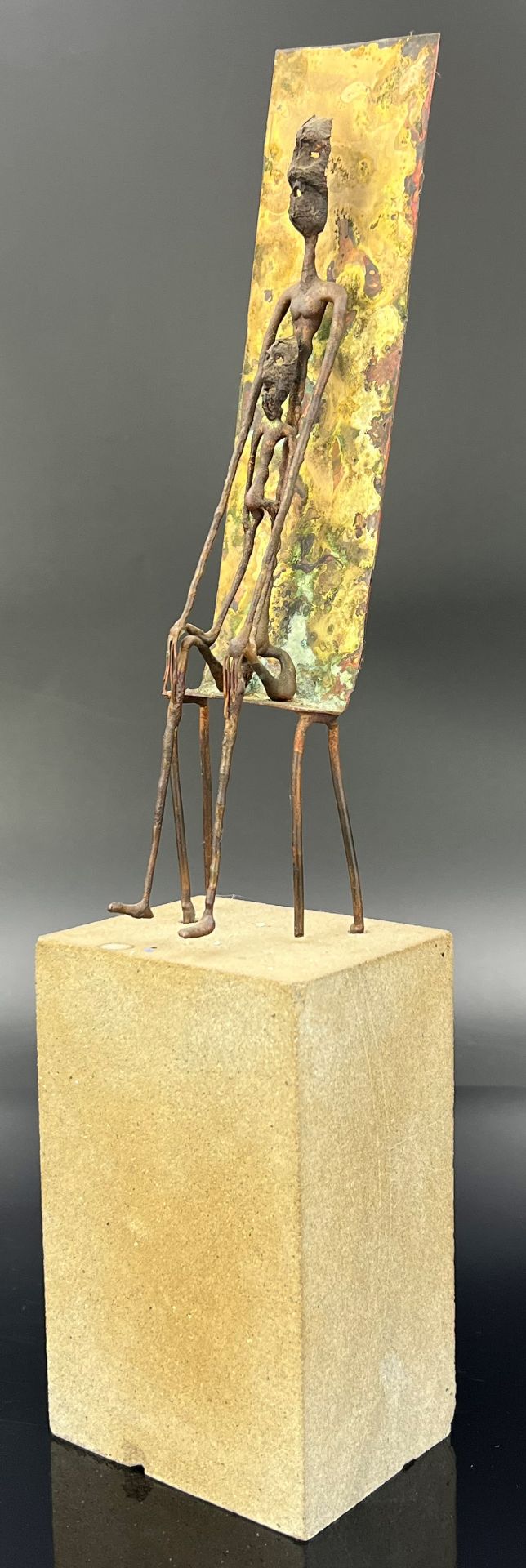 E.A. LANGENBERG (1953). Bronze. "Patriarch". - Image 2 of 9