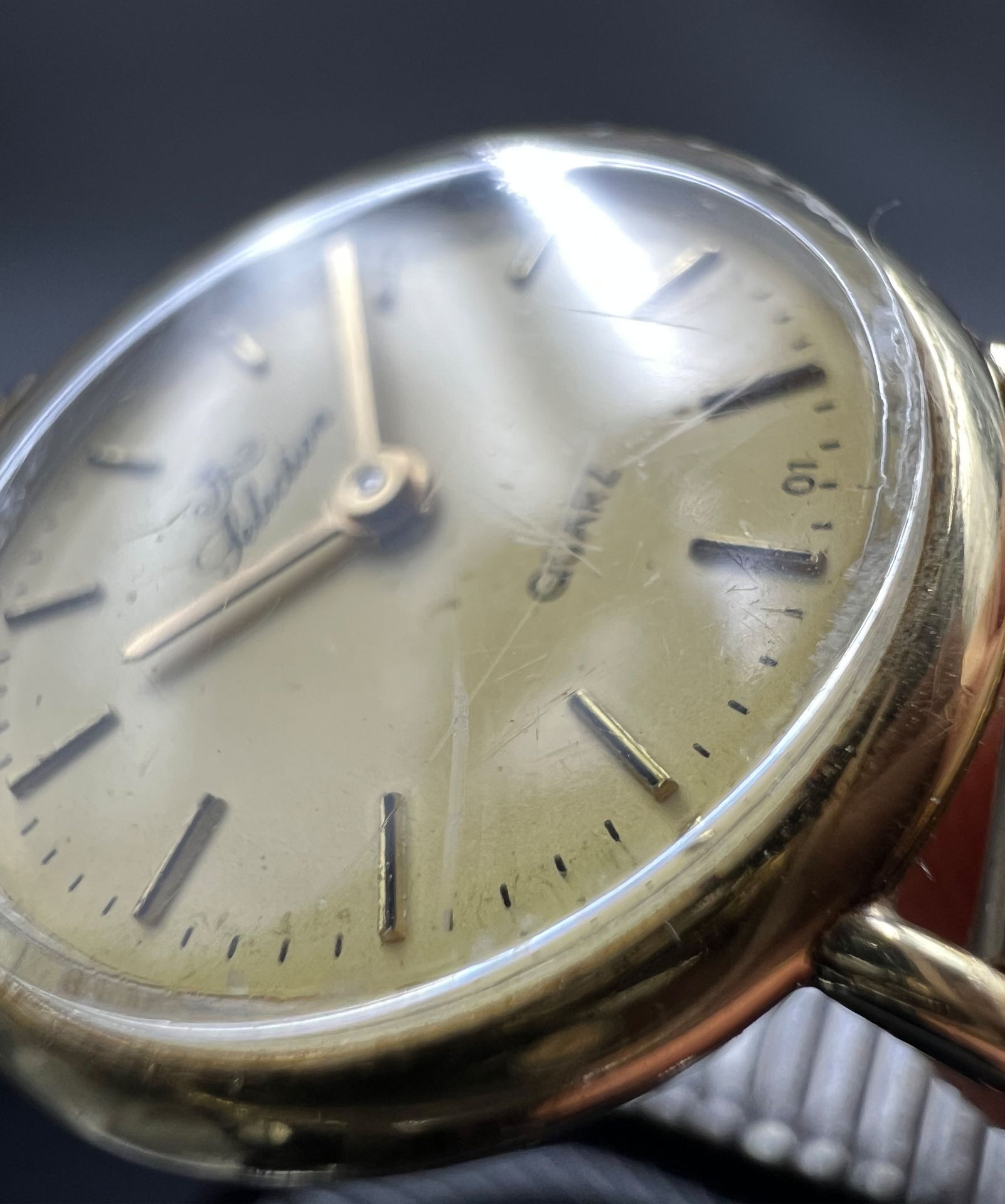 CELECTION wristwatch. Case 585 yellow gold. Quartz. - Image 4 of 5