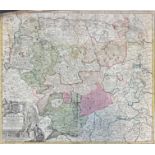 Johann Baptista HOMANN (1664 - 1724). Map. Duchy of Brunswick.