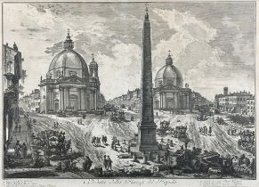 Giovanni Battista PIRANESI (1720 - 1778). 'View of the Piazza del Popolo'.