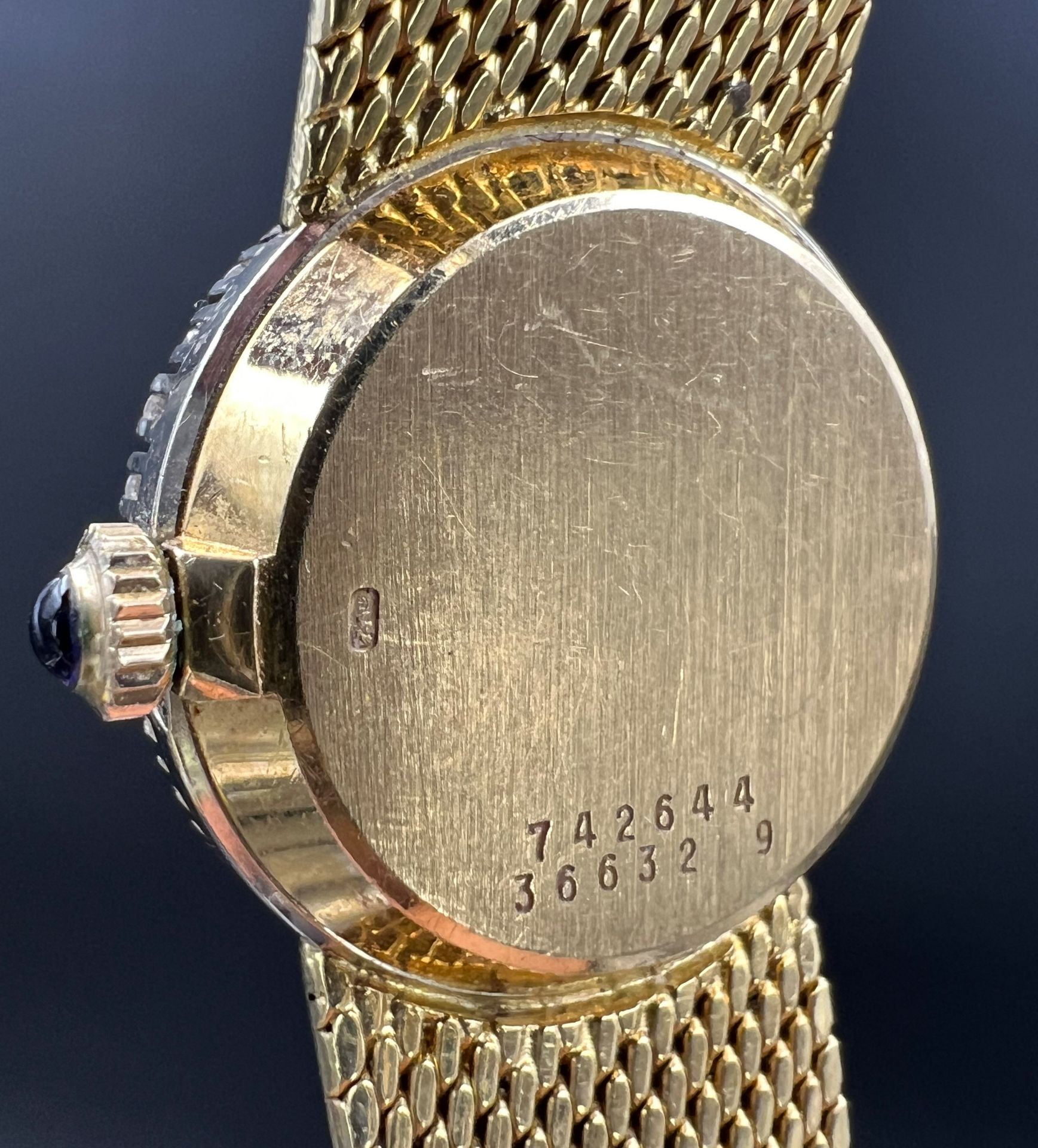 Baumen & Mercier ladies' wristwatch. 750 yellow gold with diamonds. - Image 5 of 8