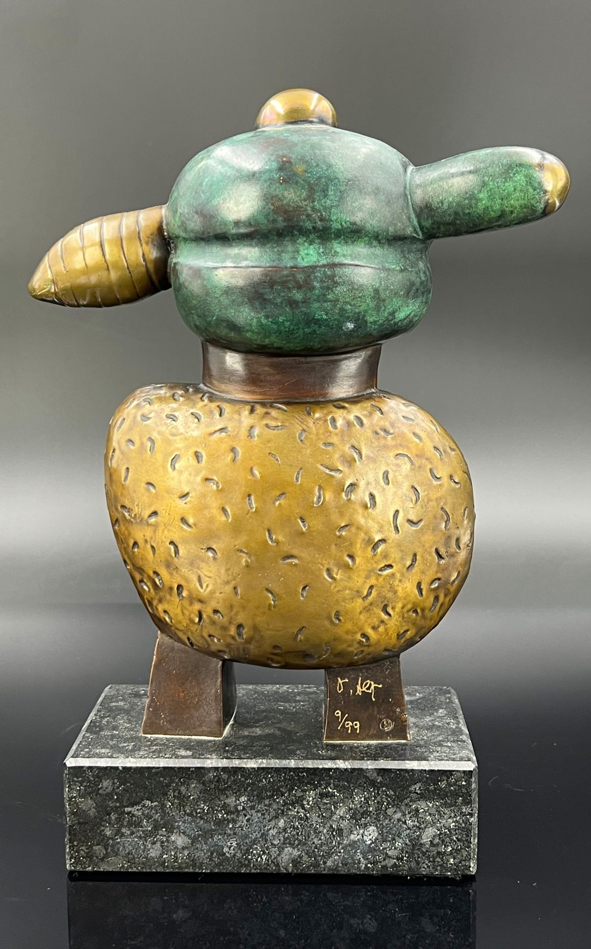 Otmar ALT (1940). Bronze. "King of the bees". 2005. - Image 3 of 8