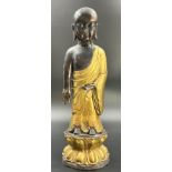 Buddha. Bronzefigur. China. Um 1950.