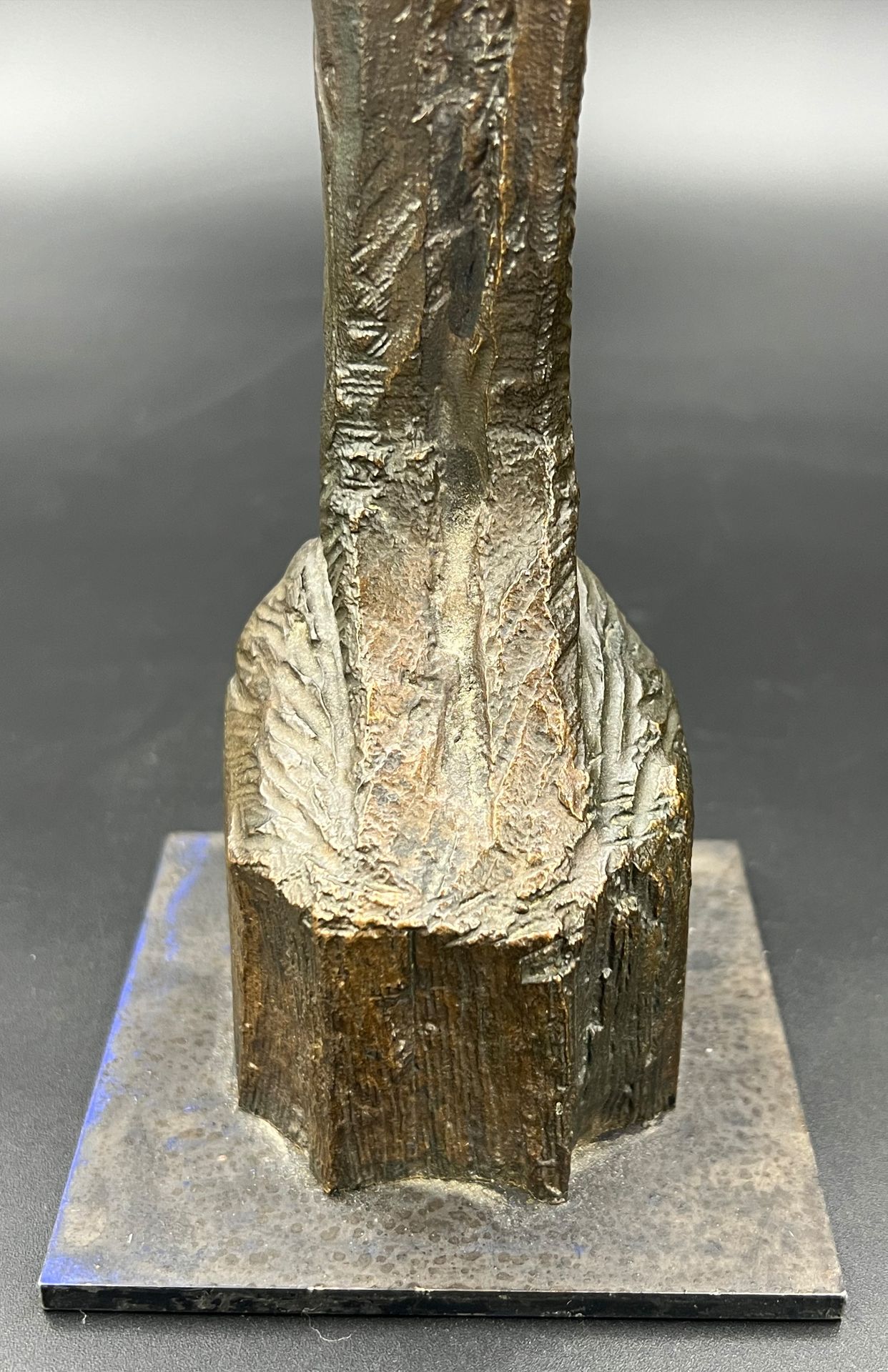 Walter SCHEMBS (1956). Bronze. "Small stele". - Image 9 of 10
