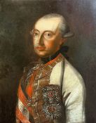 UNSIGNIERT (XIX-XX). Porträt von Kaiser Joseph II. in Uniform.