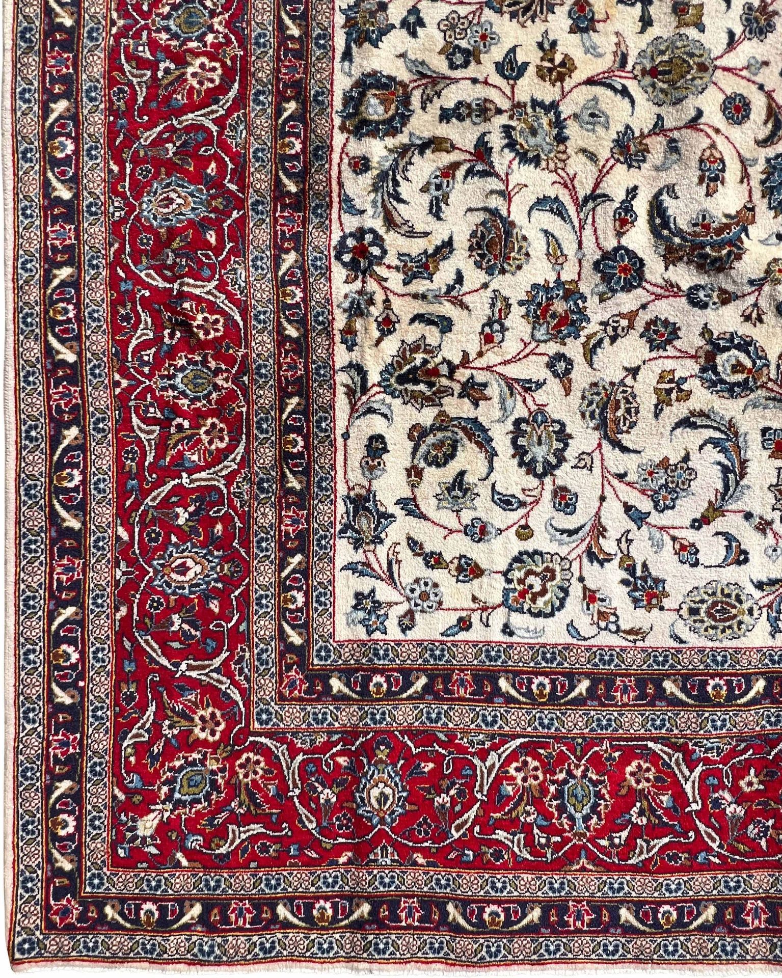 Keshan carpet. Oriental carpet. - Image 2 of 19