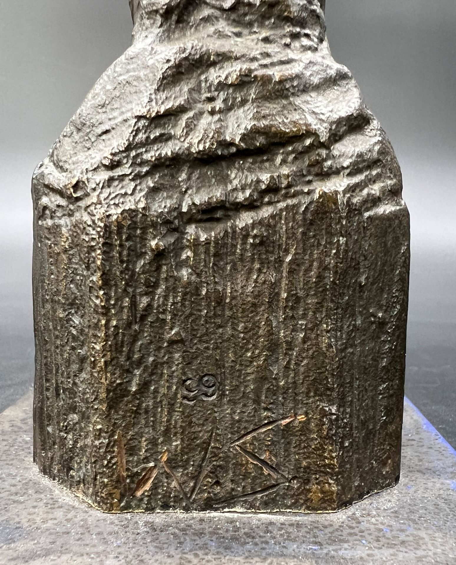 Walter SCHEMBS (1956). Bronze. "Small stele". - Image 6 of 10
