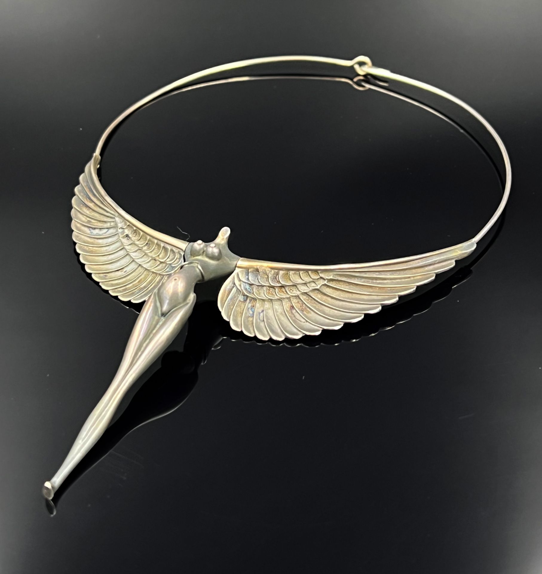 Collier "Nike". Paul WUNDERLICH (1927 - 2010). Sterlingsilber. - Bild 2 aus 11