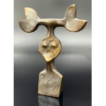 Victor ROMAN (1937 - 1995). Bronze. "Virgin".