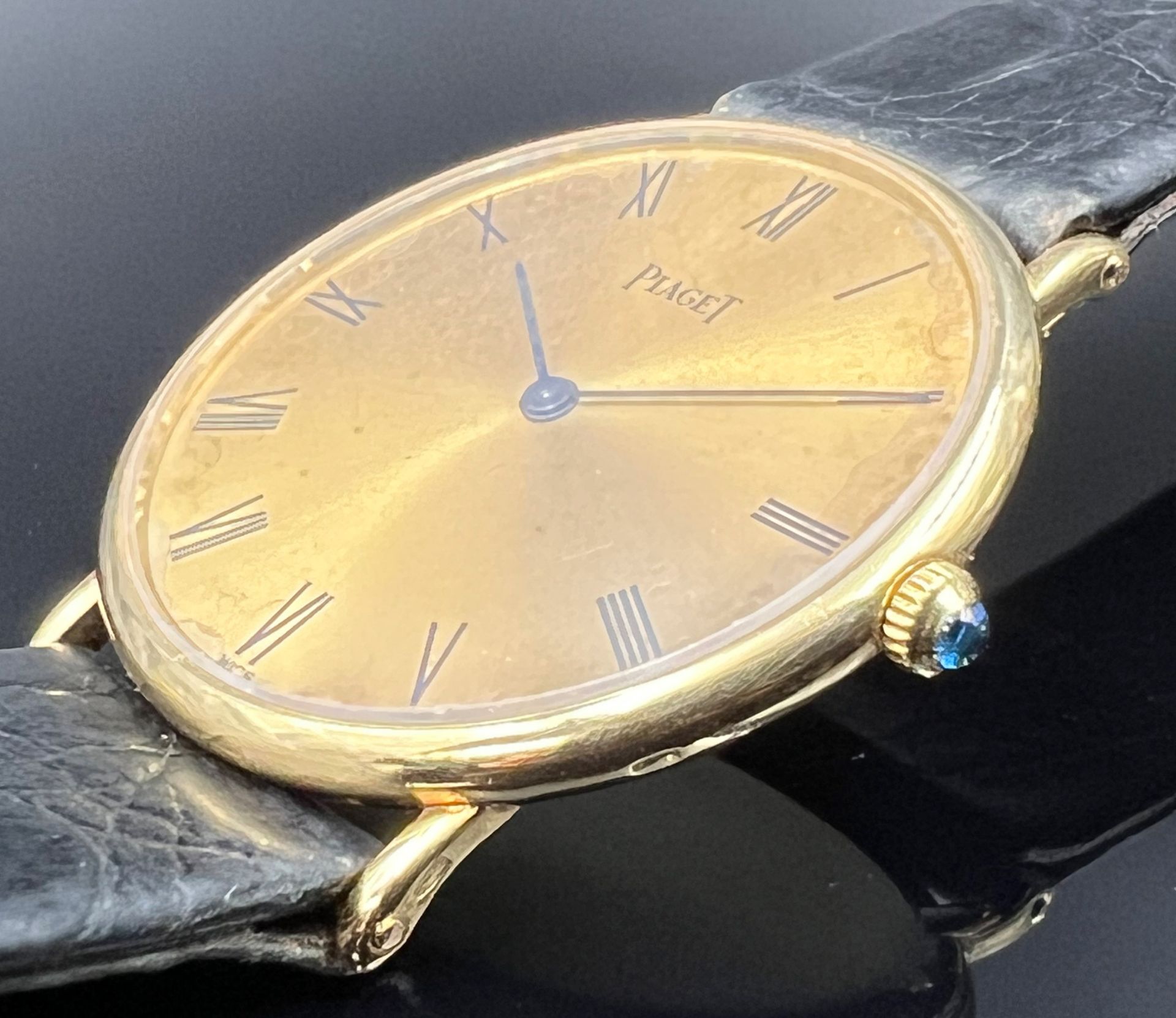 PIAGET men's wristwatch. 750 yellow gold. Switzerland. - Image 5 of 10