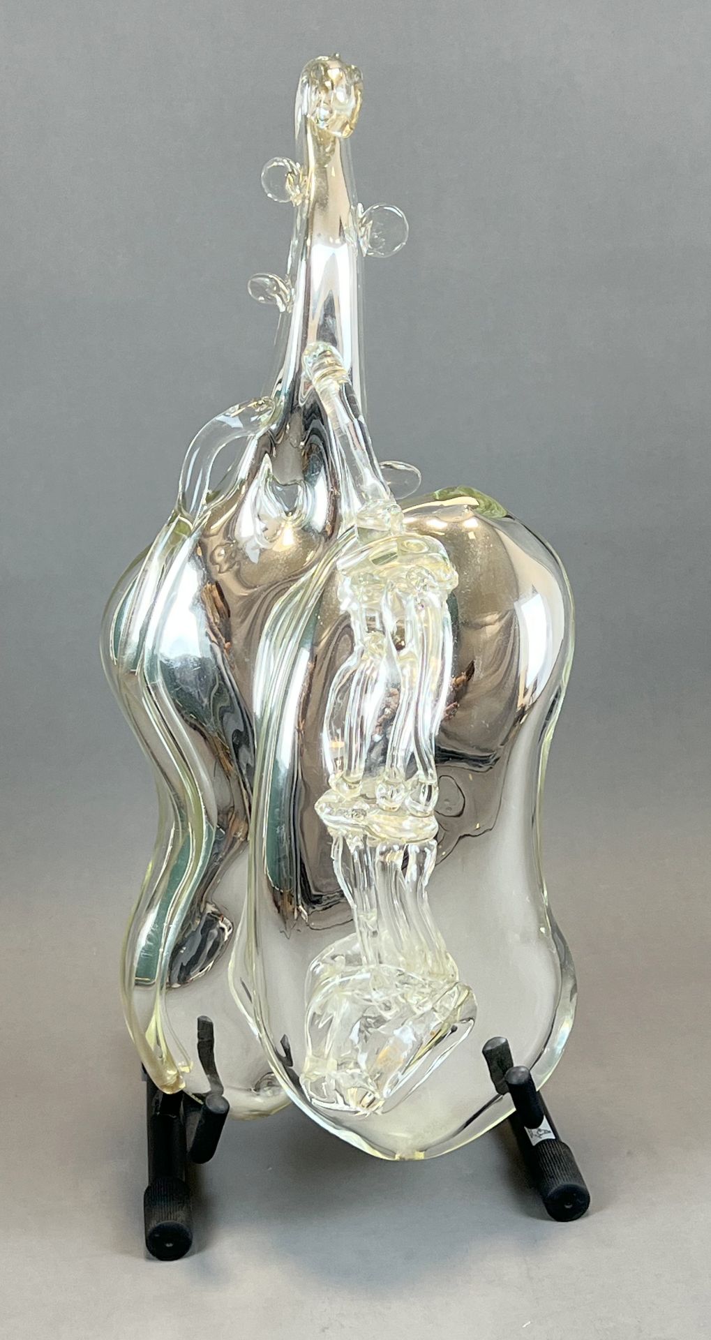Sergio BOVENGA (1955). Violin. Glass sculpture.