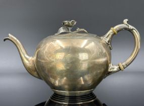 Teapot. 833 silver. Netherlands. 1814 - 1953.