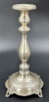 Candlestick in silver. 12 lot. 19th century.