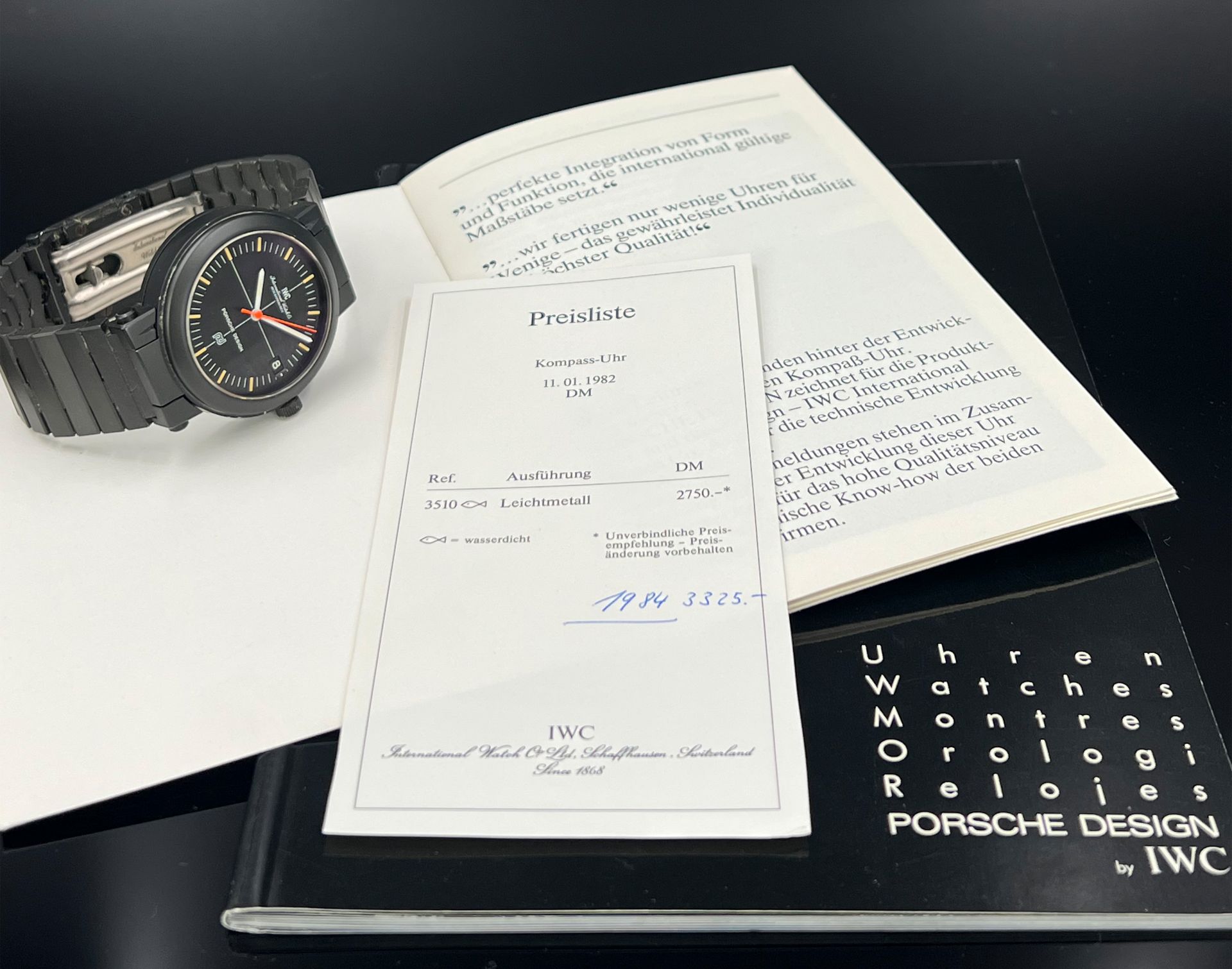 IWC Porsche Design men's wristwatch with compass. Automatic. Ref. 3510. - Image 10 of 10