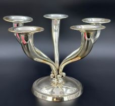 5-flame candlestick. 835 silver.