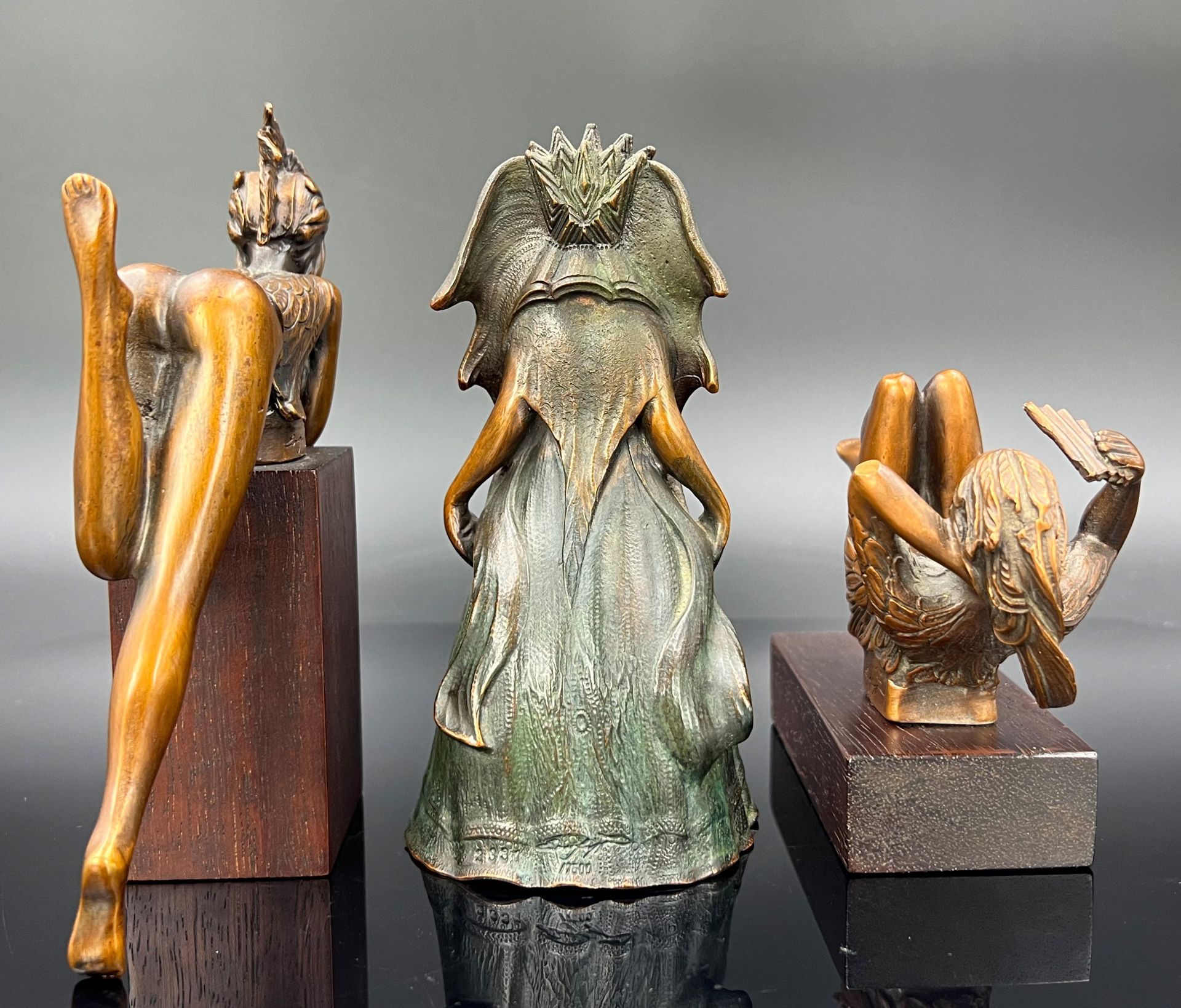 Ernst FUCHS (1930 - 2015). 3 bronzes. "The Magic Flute". - Image 4 of 14