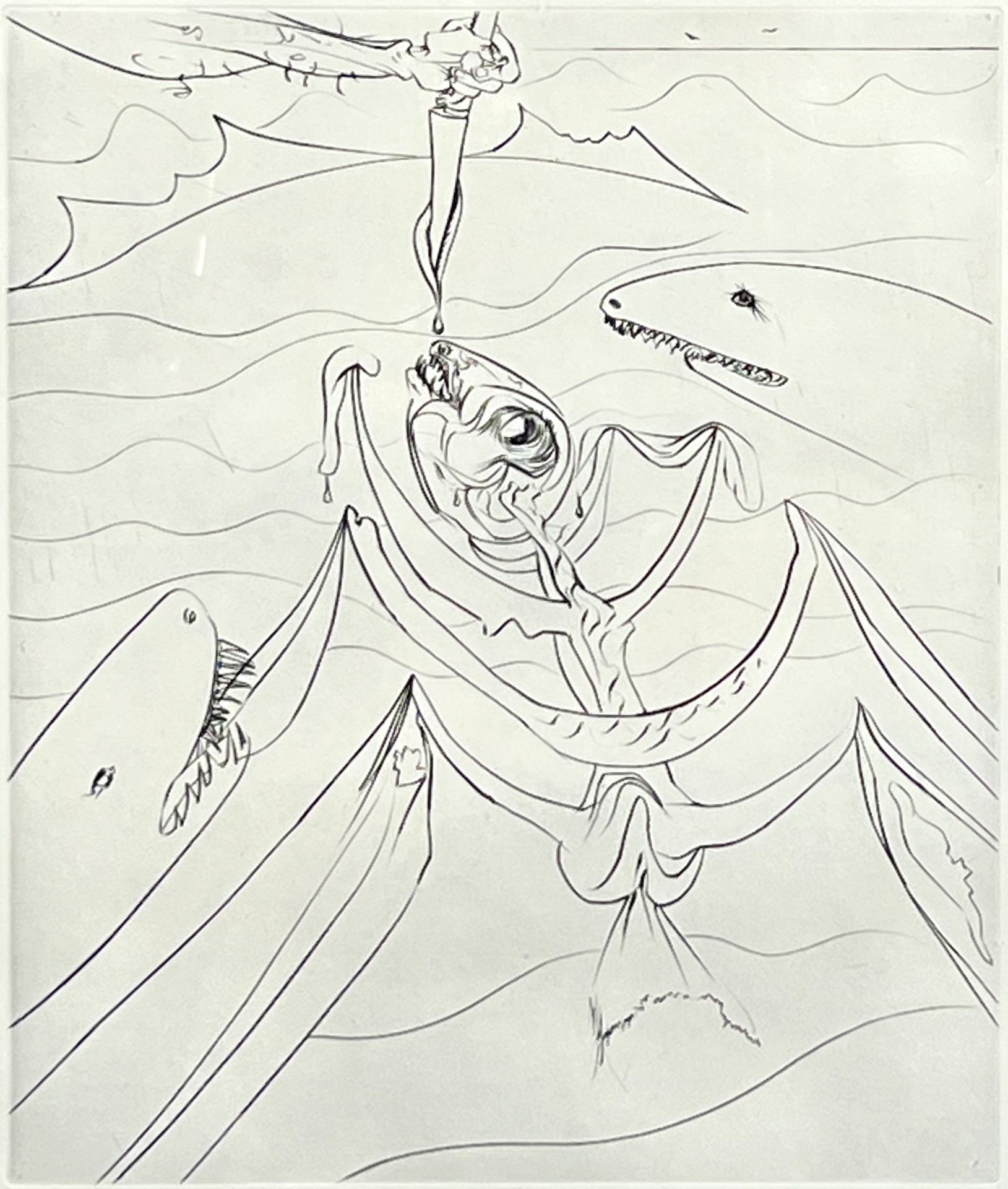 Salvador DALI (1904 - 1989). From the series "Hemingway, E. The old man and the sea". - Image 2 of 10