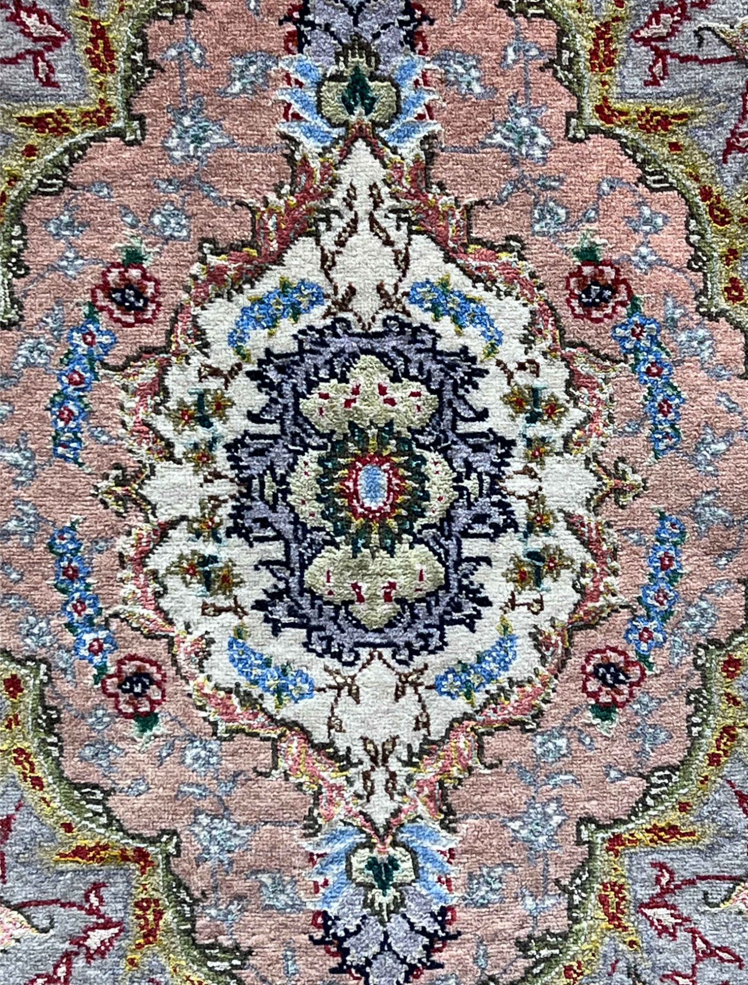 Tabriz. Fine carpet. Circa 1980. - Image 6 of 12