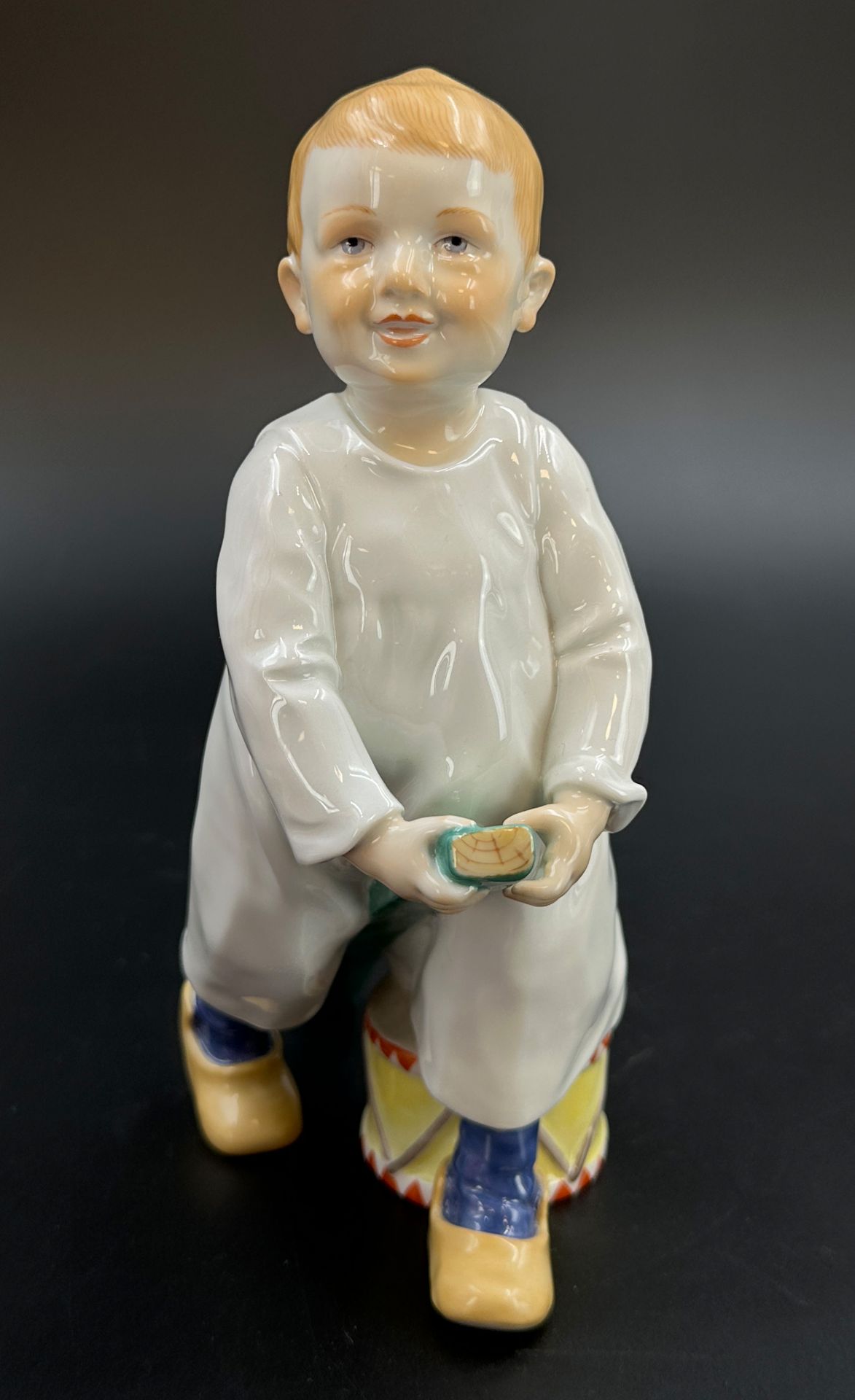 Hentschelkind. MEISSEN. "Kind mit Stecken und Trommel". 1. Wahl. 1980er Jahre. - Bild 9 aus 14