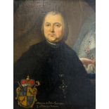 UNSIGNIERT (XVIII). Portrait von Heinrich von Bibra. Fürstbischof und Fürstabt von Fulda.