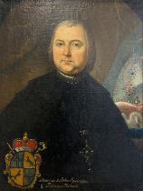 UNSIGNIERT (XVIII). Portrait von Heinrich von Bibra. Fürstbischof und Fürstabt von Fulda.