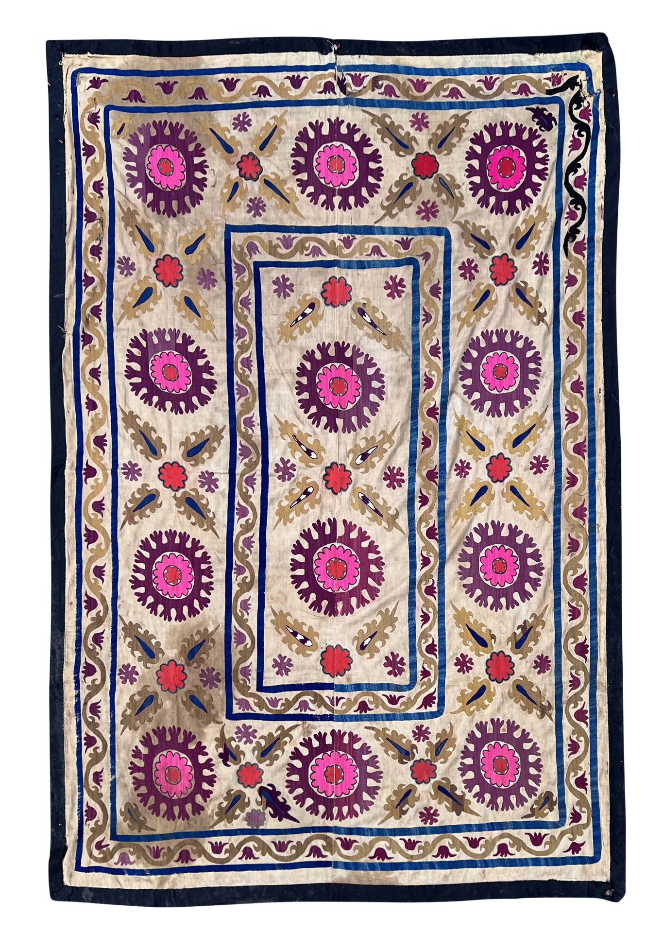 Suzani blanket. Circa 1920.